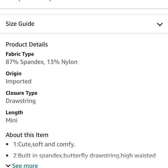 Luogongzi two in one black shorts. 2 XL - Picture 10 of 10